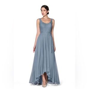 Azazie Dusty Blue Dress